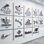 知名体育品牌Adidas合作Logo墙